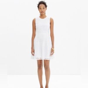 Madewell Eyelet Sunshade White Sundress Size 4